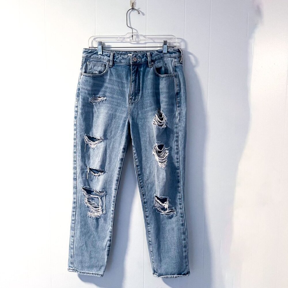 PacSun Mom Jeans Ripped and Destroyed 28 - Picture 5 of 14